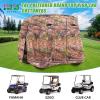 image10L0L 2442 Passenger Golf Cart Cover Fits for Yamaha EZGO Club Car 420D Waterproof Durable Polyester Golf Cart Cover with Three Zipper Doors Windproof Sunproof  BlackArmy GreenSliverCamouflage
