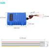 image10L0L 360W Golf Cart 48V 36V to 12V 30A Converter Voltage Regulator DC Power Reducer for EZGO Club Car Step Down Transformer Waterproof Blue