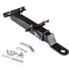 image10L0L Deluxe Golf Cart Trailer Hitch Kit Fit for Backseat Footrest with 2quot Receiver HighStrength Universal Fit Seamless Compatibl Club Car EZGO Yamaha Ideal for Golf Cart Trailers
