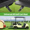 image10L0L Deluxe Golf Cart Trailer Hitch Kit Fit for Backseat Footrest with 2quot Receiver HighStrength Universal Fit Seamless Compatibl Club Car EZGO Yamaha Ideal for Golf Cart Trailers