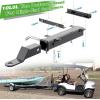 image10L0L Deluxe Golf Cart Trailer Hitch Kit Fit for Backseat Footrest with 2quot Receiver HighStrength Universal Fit Seamless Compatibl Club Car EZGO Yamaha Ideal for Golf Cart Trailers
