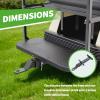 image10L0L Deluxe Golf Cart Trailer Hitch Kit Fit for Backseat Footrest with 2quot Receiver HighStrength Universal Fit Seamless Compatibl Club Car EZGO Yamaha Ideal for Golf Cart Trailers