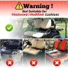 image10L0L Elastic Golf Cart Seat Covers for Yamaha Club Car Precedent and Most Original Front Seat Sandwich Material A Perfect Balance of Warmth in Winter and Cooling in SummerRed and Black