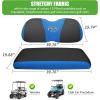 image10L0L Elastic Golf Cart Seat Covers for Yamaha Club Car Precedent and Most Original Front Seat Sandwich Material A Perfect Balance of Warmth in Winter and Cooling in SummerBlack and Blue