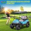 image10L0L Elastic Golf Cart Seat Covers for Yamaha Club Car Precedent and Most Original Front Seat Sandwich Material A Perfect Balance of Warmth in Winter and Cooling in SummerGray and Beige