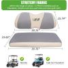 image10L0L Elastic Golf Cart Seat Covers for Yamaha Club Car Precedent and Most Original Front Seat Sandwich Material A Perfect Balance of Warmth in Winter and Cooling in SummerGray and Beige