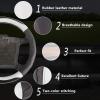 image10L0L Golf Cart 14quot Steering Leather Wheel Cover for Club Car DS Precedent for Yamaha Models Breathable Rubber Leather MaterialsGood Texture Nice Look Black White Colorblackwhite