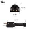 image10L0L Golf Cart 2 Prong Crow Foot Charger Handle Plug ampamp EWay Plug Receptacle Fits for Yamaha Electric Cart 36V Charger