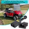 image10L0L Golf Cart 36V PowerWise Charger Plug and Receptaclewith Handlefor 1996Up EZGO TXT Medalist PDS DCS OEM 73345G01 73051G02 73063G01 73051G29