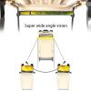 image10L0L Golf Cart 5 Panel Mirror Long Rear View Mirror Universal fit EZGOClub Car and Yamaha Eliminate Blind Spots Also fit SUV ATV Van Trucks 358quot L