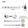 image10L0L Golf Cart 5 Panel Mirror Long Rear View Mirror Universal fit EZGOClub Car and Yamaha Eliminate Blind Spots Also fit SUV ATV Van Trucks 358quot L