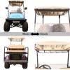 image10L0L Golf Cart 5 Panel Wide Angle Panoramic Rear View Mirror Universal Fit for Yamaha EZGO TXT EZGO RXV Club Car DS Club Car Precedent Golf Cart