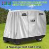 image10L0L Golf Cart Covers Universal Fits Yamaha EZGO Club Car Lifted 24 Passengers 600D Waterproof Windproof Sunproof Outdoor Full Cover 3ZipperSilver 400D