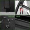 image10L0L Golf Cart Enclosure Fit for 2 Passengers EZGO TXT RXV600D Waterproof Snowproof Golf Buggy Keep Warm Cover 2 Door Zippers 4Side Clear Window and 4 Windproof Hooks Golf Cart Rain Cover BlackBlack