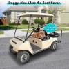 image10L0L Golf Cart Front  Rear Seat Cover Set for EZGO TXT RXV ampamp Club Car DS 4 Passenger Models Bench Seat Covers Kit Breathable Washable Polyester Mesh Cloth SXSBlackBeigeFrontRear Seat Cover
