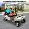 image10L0L Golf Cart Front  Rear Seat Cover Set for EZGO TXT RXV ampamp Club Car DS 4 Passenger Models Bench Seat Covers Kit Breathable Washable Polyester Mesh Cloth SXSRedBlackFrontRear Seat Cover