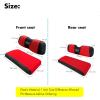 image10L0L Golf Cart Front  Rear Seat Cover Set for EZGO TXT RXV ampamp Club Car DS 4 Passenger Models Bench Seat Covers Kit Breathable Washable Polyester Mesh Cloth SXSRedBlackFrontRear Seat Cover