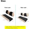 image10L0L Golf Cart Front  Rear Seat Cover Set for EZGO TXT RXV ampamp Club Car DS 4 Passenger Models Bench Seat Covers Kit Breathable Washable Polyester Mesh Cloth SXSBlackBeigeFrontRear Seat Cover