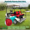 image10L0L Golf Cart Front  Rear Seat Cover Set for EZGO TXT RXV ampamp Club Car DS 4 Passenger Models Bench Seat Covers Kit Breathable Washable Polyester Mesh Cloth SXSRedBlackFrontRear Seat Cover