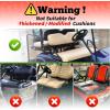 image10L0L Golf Cart Front  Rear Seat Cover Set for EZGO TXT RXV ampamp Club Car DS 4 Passenger Models Bench Seat Covers Kit Breathable Washable Polyester Mesh Cloth SXSGreyBeigeFrontRear Seat Cover