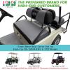 image10L0L Golf Cart Front  Rear Seat Cover Set for EZGO TXT RXV ampamp Club Car DS 4 Passenger Models Bench Seat Covers Kit Breathable Washable Polyester Mesh Cloth SXSGreyBlackFrontRear Seat Cover