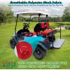 image10L0L Golf Cart Front and Rear Seat Cover Set for Club Car PrecedentOnwardTempo ampamp Yamaha G29 DriveDrive 2Stylish 4 Passenger Front Back Seat CoversBreathable Washable Polyester Mesh BlackGreyRedBlackFrontRear Seat Cover