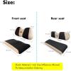image10L0L Golf Cart Front and Rear Seat Cover Set for Club Car PrecedentOnwardTempo ampamp Yamaha G29 DriveDrive 2Stylish 4 Passenger Front Back Seat CoversBreathable Washable Polyester Mesh BlackGreyBlackBeigeFrontRear Seat Cover