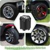 image10L0L Golf Cart ITP SS Wheel Center Hub Cap 81012 Inch Push in StyleSS Center Caps for Yamaha and Most EZGO Club Car Golf Cart Wheel Black Set of 4black