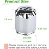 image10L0L Golf Cart ITP SS Wheel Center Hub Cap 81012 Inch Push in StyleSS Center Caps for Yamaha and Most EZGO Club Car Golf Cart Wheel Black Set of 4silver
