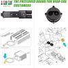 image10L0L Golf Cart MAC DC 48V Charger Plug Powerwise Receptacle Kit for Yamaha G19 G22 Electric Model OEM JR1H61810200 JR1H235A00
