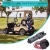 image10L0L Golf Cart MAC DC 48V Charger Plug ampamp Powerwise Receptacle for Yamaha G19 G22 Electric Cart OEM JW2H618102 JR1H235A00