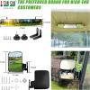 image10L0L Golf Cart Mirrors Contains Folding Side Mirrors and Rear View Mirror Universal for Yamaha Club Car DS PrecedentEZGO TXT RXV