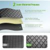 image10L0L Golf Cart Seat Cover for Yamaha G29 DriveDriver 2  Golf Cart Leather Diamond Replacement Front Seat Cover Thick Vinyl Leather No Staper Required