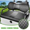 image10L0L Golf Cart Seat Cover for Yamaha G29 DriveDriver 2  Golf Cart Leather Diamond Replacement Front Seat Cover Thick Vinyl Leather No Staper Required