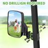 image10L0L Golf Cart Side Mirrors Compatible with Yamaha Club Car EZGO and Others Round or Square Tube Golf Cart Roof Bracket Nodrilling RequiredCasual