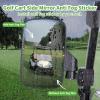image10L0L Golf Cart Side Mirrors Compatible with Yamaha Club Car EZGO and Others Round or Square Tube Golf Cart Roof Bracket Nodrilling RequiredCasual