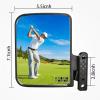 image10L0L Golf Cart Side Mirrors Compatible with Yamaha Club Car EZGO and Others Round or Square Tube Golf Cart Roof Bracket Nodrilling RequiredClassic