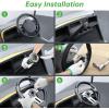 image10L0L Golf Cart Steering Wheel Adapter Fits for for Yamaha G2G29 DriveDrive 2 56 Holes Golf Cart Steering Wheel  BlackClub Car DS  Black