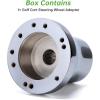 image10L0L Golf Cart Steering Wheel Adapter Fits for for Yamaha G2G29 DriveDrive 2 56 Holes Golf Cart Steering Wheel  BlackClub Car DS  Sliver