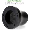 image10L0L Golf Cart Steering Wheel Adapter Fits for for Yamaha G2G29 DriveDrive 2 56 Holes Golf Cart Steering Wheel  BlackClub Car PrecedentTempoOnward  Black