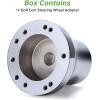 image10L0L Golf Cart Steering Wheel Adapter Fits for for Yamaha G2G29 DriveDrive 2 56 Holes Golf Cart Steering Wheel  BlackClub Car PrecedentTempoOnward  Sliver