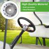 image10L0L Golf Cart Steering Wheel Adapter Fits for for Yamaha G2G29 DriveDrive 2 56 Holes Golf Cart Steering Wheel  BlackClub Car PrecedentTempoOnward  Sliver