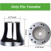 image10L0L Golf Cart Steering Wheel Adapter Fits for for Yamaha G2G29 DriveDrive 2 56 Holes Golf Cart Steering Wheel  BlackYamaha G2G29 DriveDrive 2  Sliver