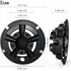 image10L0L Golf Cart Wheel Covers Hub Caps for EZGO Club Car Yamaha  8 Inch Snapon Installation Set of 4Black
