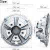 image10L0L Golf Cart Wheel Covers Hub Caps for EZGO Club Car Yamaha  8 Inch Snapon Installation Set of 4Chrome  SS Style