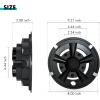 image10L0L Golf Cart Wheel Covers Hub Caps for YamahaClub CAREZGO Club Car 8quot Set of 4Black