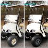 image10L0L Golf Cart Wheel Covers Hub Caps for YamahaClub CAREZGO Club Car 8quot Set of 4Black