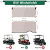 image10L0L Golf Cart Windshield HD Shatterproof ampamp Foldable Windproof for Golf Cart EZGO RXV Since 2008 2023 Upgrade Thickened WindshieldsBrown