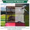 image10L0L Golf Cart Windshield HD Shatterproof ampamp Foldable Windproof for Golf Cart EZGO RXV Since 2008 2023 Upgrade Thickened WindshieldsBrown