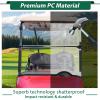 image10L0L Golf Cart Windshield HD Shatterproof ampamp Foldable Windproof for Golf Cart EZGO RXV Since 2008 2023 Upgrade Thickened WindshieldsTransparent